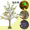 2 Pack Easter Lighted Tree Decoration, 26 Inch 24 LED Battery Operated Pre-lit Egg Tree with Timer
